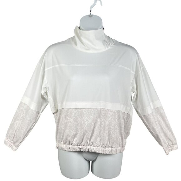 Athleta Womens S Run With It Snake Print Pullover Jacket Windbreaker Athleisure - Picture 8 of 16